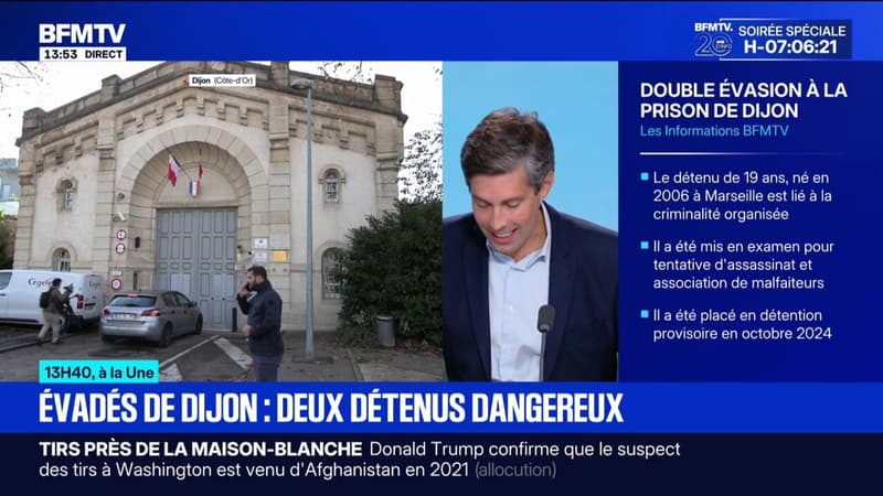 Quel est le profil des deux détenus qui se sont évadés de la prison de Dijon?