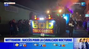 Wittisheim: succès pour la cavalcade noctune