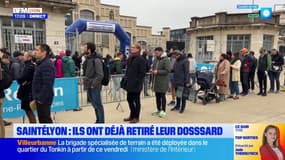 SaintéLyon: les participants sont venus retirer leurs dossards à la halle Tony Garnier