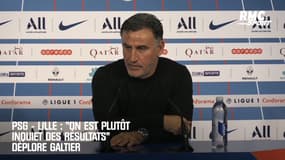 PSG - Lille : Galtier est plutôt "inquiet" par les récents résultats du club