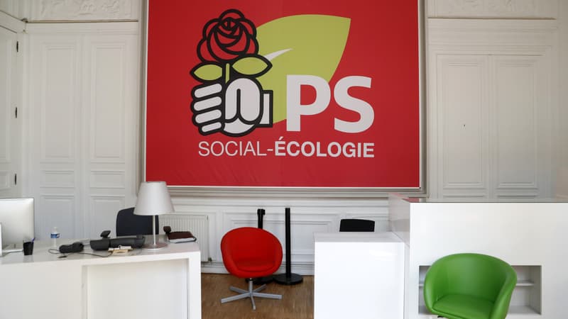 Au siège du PS, à Paris, en août 2017.