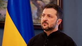 Volodymyr Zelensky à Kiev le 19 février 2025. (Photo d'archive)