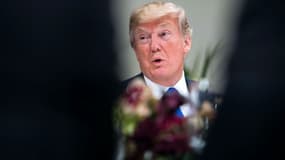 Donald Trump lors du Forum économique mondial de Davos (Suisse), le 25 janvier 2018