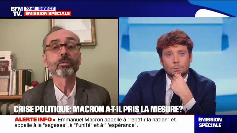 Crise politique: Robert Ménard (DVD) encourage Emmanuel Macron à 