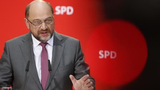 Le chef du SPD, Martin Schulz le 20 novembre 2017