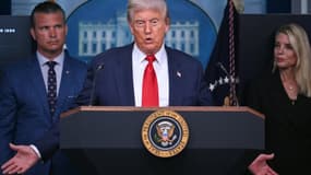 Le président américain Donald Trump, à Washington, DC, le 11 août 2025.