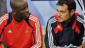 Lilian Thuram et Willy Sagnol, ici lors de l'Euro 2008.