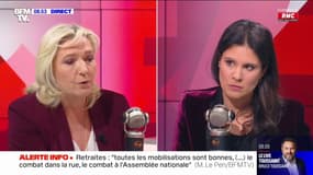 Pour Marine Le Pen, "non", il ne faut pas livrer de chars lourds à l'Ukraine