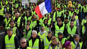 Des gilets jaunes le 24 novembre dernier dans la commune de Rochefort.