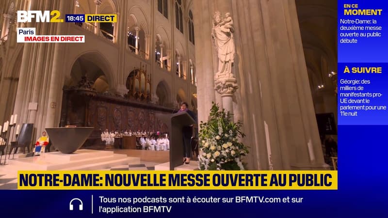 Cinq ans après: Notre-Dame célèbre sa deuxième messe ouverte au public