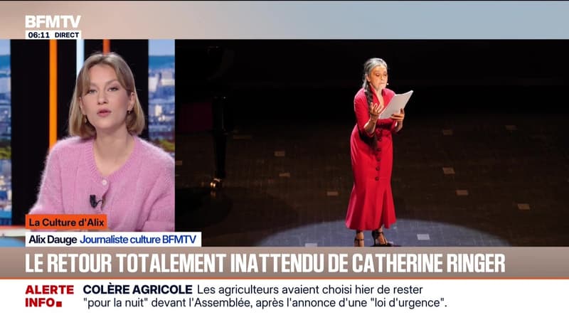 Le retour totalement inattendu de Catherine Ringer - 14/01