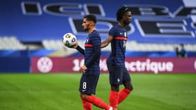 Houssem Aouar et Eduardo Camavinga