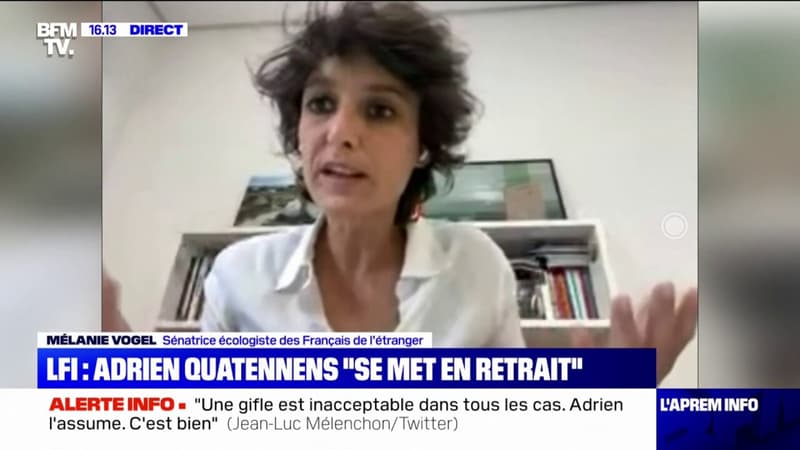 La sénatrice Mélanie Vogel critique le soutien de Jean-Luc Mélenchon à Adrien Quatennens