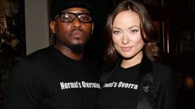 Les acteurs de la série "Dr House", Omar Epps et OIivia Wilde, en 2009 à Los Angeles. 