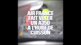 Air France effectue son premier vol long-courrier avec de l'huile de cuisson