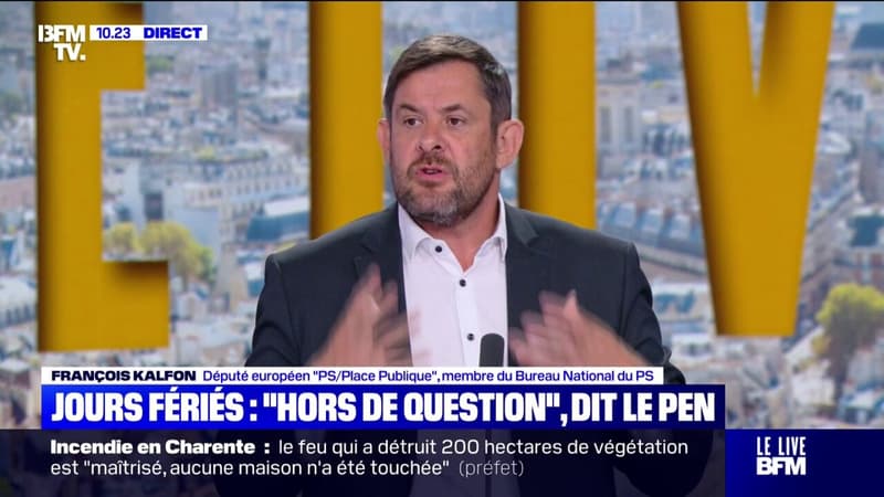 Suppression de deux jours fÃ©riÃ©s: "Pour que les efforts soient acceptÃ©s, il faut qu'ils...