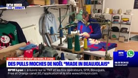 Les métiers "star" de Noël à Lyon: des pulls moches "made in Beaujolais"