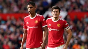 Raphaël Varane et Harry Maguire