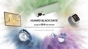 Black Friday Huawei : des remises exceptionnelles jusqu'à -50% sur les produits stars pendant les Black Days !