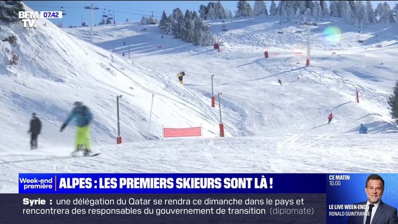 Alpes: la station de ski de Chamrousse a ouvert ses portes ce mercredi sous le soleil