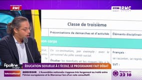 Education sexuelle à l'école, le programme fait débat