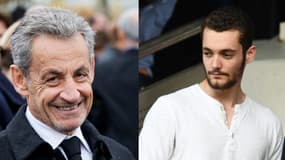 Nicolas Sarkozy et son fils Louis Sarkozy
