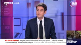 Gabriel Attal sur le ralliement de Guillaume Peltier à Éric Zemmour: "Ça n'est pas un bon présage de ce que serait l'exercice du pouvoir par LR"