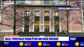 Les bons plans de BFM Lille: être un faux patient pour les étudiants en médecine de l'université de Lille