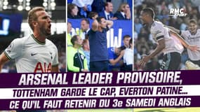 Premier League : Arsenal leader provisoire, Tottenham garde le cap, Everton patine toujours