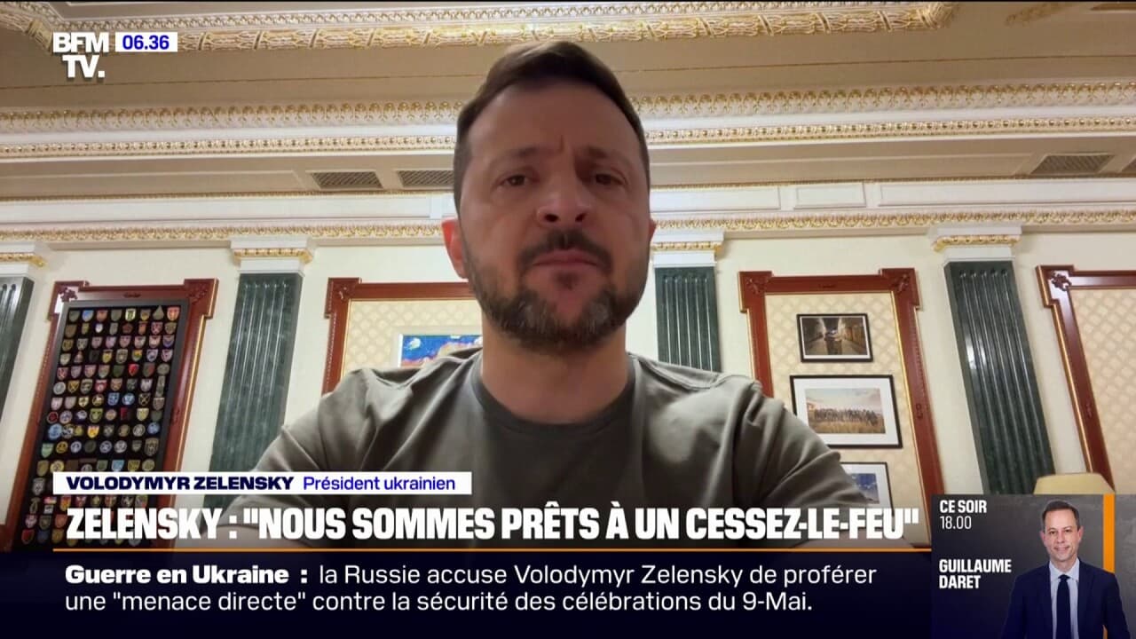 「私たちは停戦の準備ができています」とVolodymyr Zelenskyは言いました