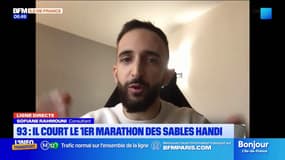 Le tout premier Handi marathon des sables couru par un athlète de Seine Saint-Denis