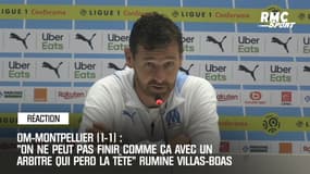 OM : "On ne peut pas finir comme ça avec un arbitre qui perd la tête" fulmine Villas-Boas