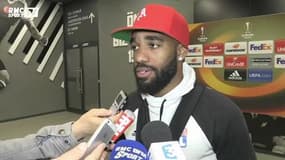 Ligue Europa – Alexandre Lacazette : ‘’J’espère que ça va nous réussir jusqu’au bout’’