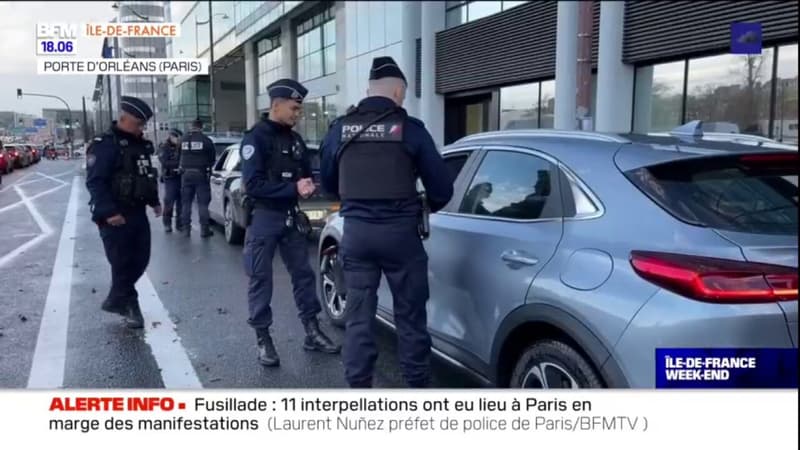 Paris: des contrôles sur la route des vacances de Noël