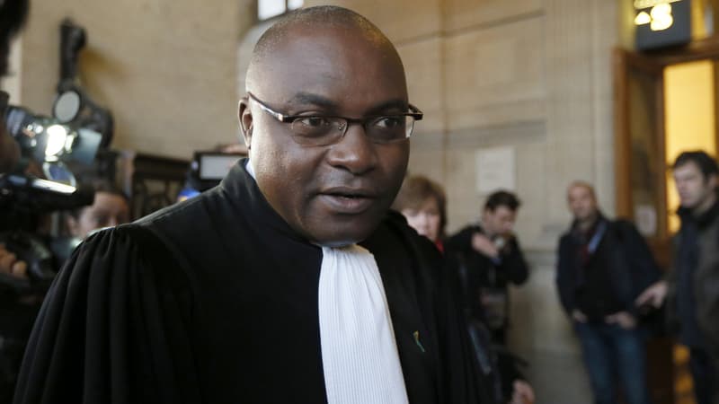 Fabien Ndoumou, l'avocat des proches de Firmin Mahé, le 27 novembre dernier.