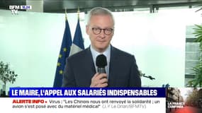 EDITO - L'appel de Le Maire aux "salariés indispensables"