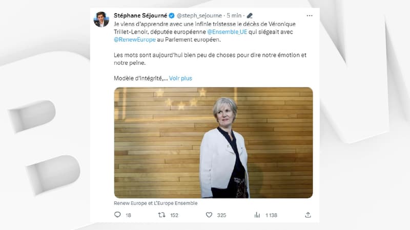 La députée européenne française Véronique Trillet-Lenoir est morte à 66 ans