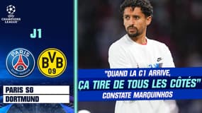 PSG - Dortmund : "Quand la Ligue des champions arrive, ça tire de tous les côtés", constate Marquinhos 