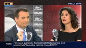 Florian Philippot face à Apolline de Malherbe en direct