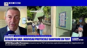 Cas contact, tests salivaires: Olivier Millangue, directeur académique des services de l'Éducation nationale du Var, détaille le nouveau protocole sanitaire dans les écoles du département