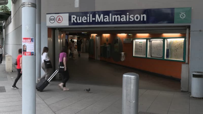 La gare de Rueil-Malmaison.