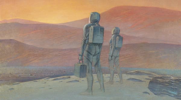 Mars selon le dessinateur François Schuiten