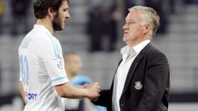 André-Pierre Gignac et Didier Deschamps