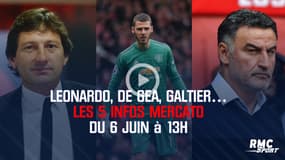 Leonardo, De Gea, Galtier… Les 5 infos mercato du 6 juin à 13h