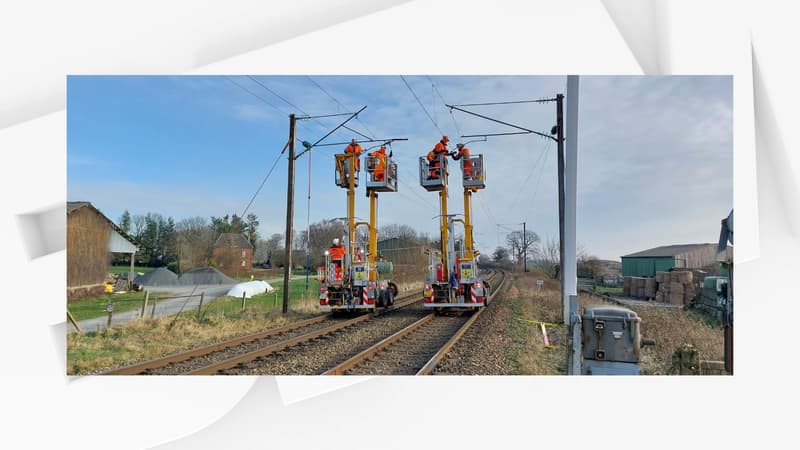 D'importants travaux ont été menés par les équipes de la SNCF à la suite de l'accident survenu mardi 9 janvier.