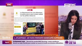 La réaction de Laëtitia Lohéac, fondatrice du collectif Handicap 44 en danger, après l'annonce de la suppression de taxis pour les enfants handicapés