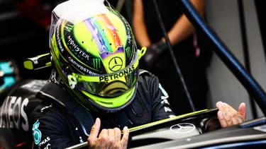 Le casque de Lewis Hamilton pour défendre la cause LGBTQ