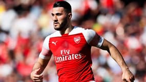Sead Kolašinac avec Arsenal, à Londres le 21 avril 2019