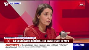 Pour Sophie Binet le CDI séniors est "une ligne rouge pour l'ensemble des syndicats"