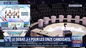 Le débat: J-1 pour les onze candidats (2/2)